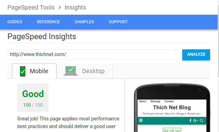 Tối ưu tốc độ website trên mobile